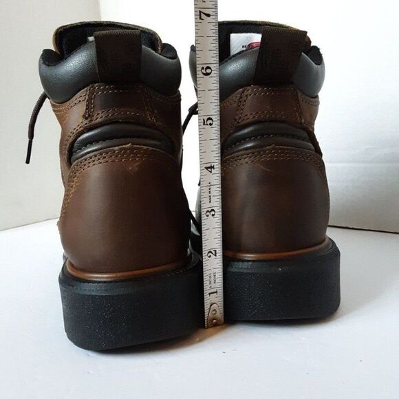 Red Wings Men's Size 6M Brown Leather Oil Resistant Work Shoes - Picture 7 of 12